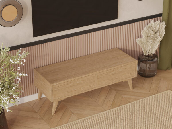 Dřevěný TV stolek, 120 x 45 cm
