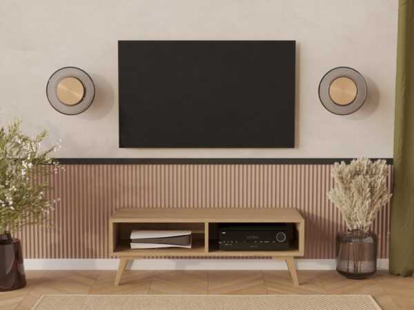 Moderní kompaktní TV stolek, 120 cm