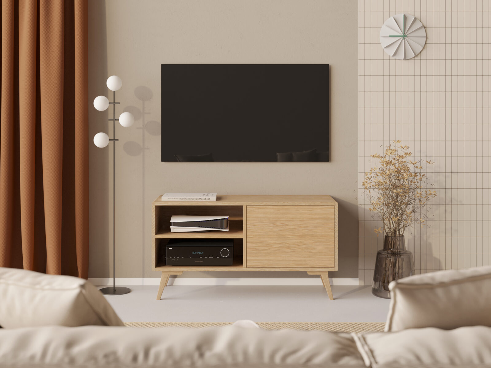 Meuble TV moderne 120 cm