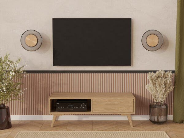 Skandinávský TV stolek, 120 x 45 cm